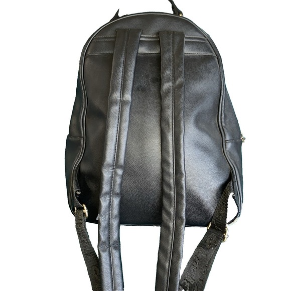 Luv Betsey Betsey Johnson Mini Backpack Tan Red Black Hearts Y2K - Picture 2 of 7